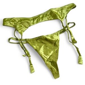 Victoria’s Secret Silk Thong Panty Set